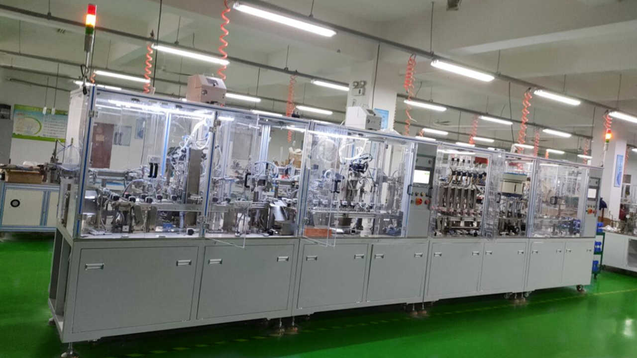 Automatic Assembly Of The Faucet Solenoid Valve 