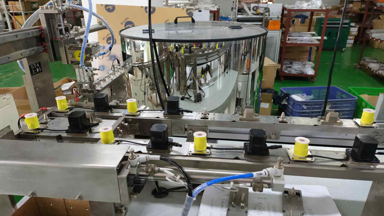Automatic Assembly Of The Faucet Solenoid Valve