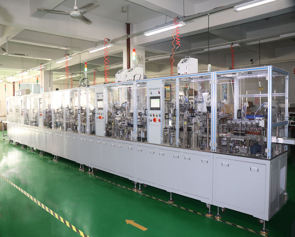 Ligne de produits d'assemblage automatique de contacteurs